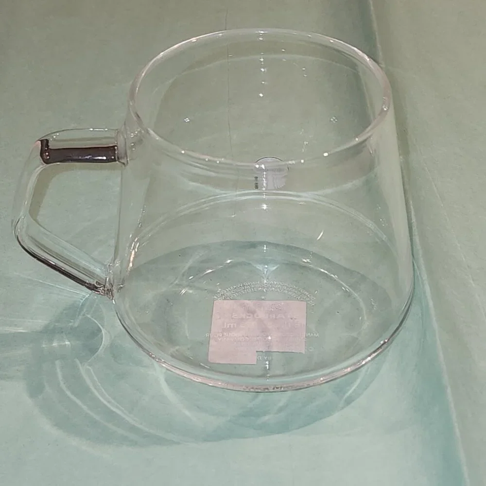 STARBUCKS GLASS MUG NWT - Picture 2 of 2